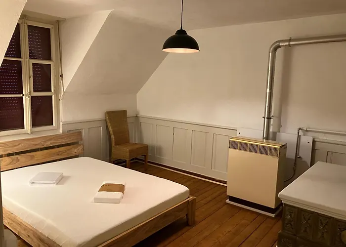 Lägenhet Old Rustic Swiss Mansarde 60m2 Center Parking Small Bath Burgdorf