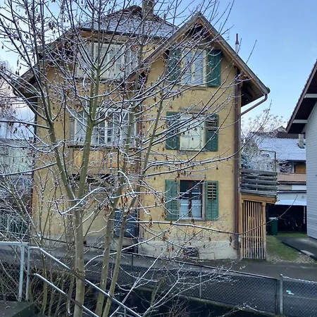 Old Rustic Swiss Mansarde 60m2 Center Parking Small Bath Apartament Burgdorf